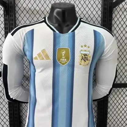 2026 World Cup Argentina Home Long Sleeve Jersey