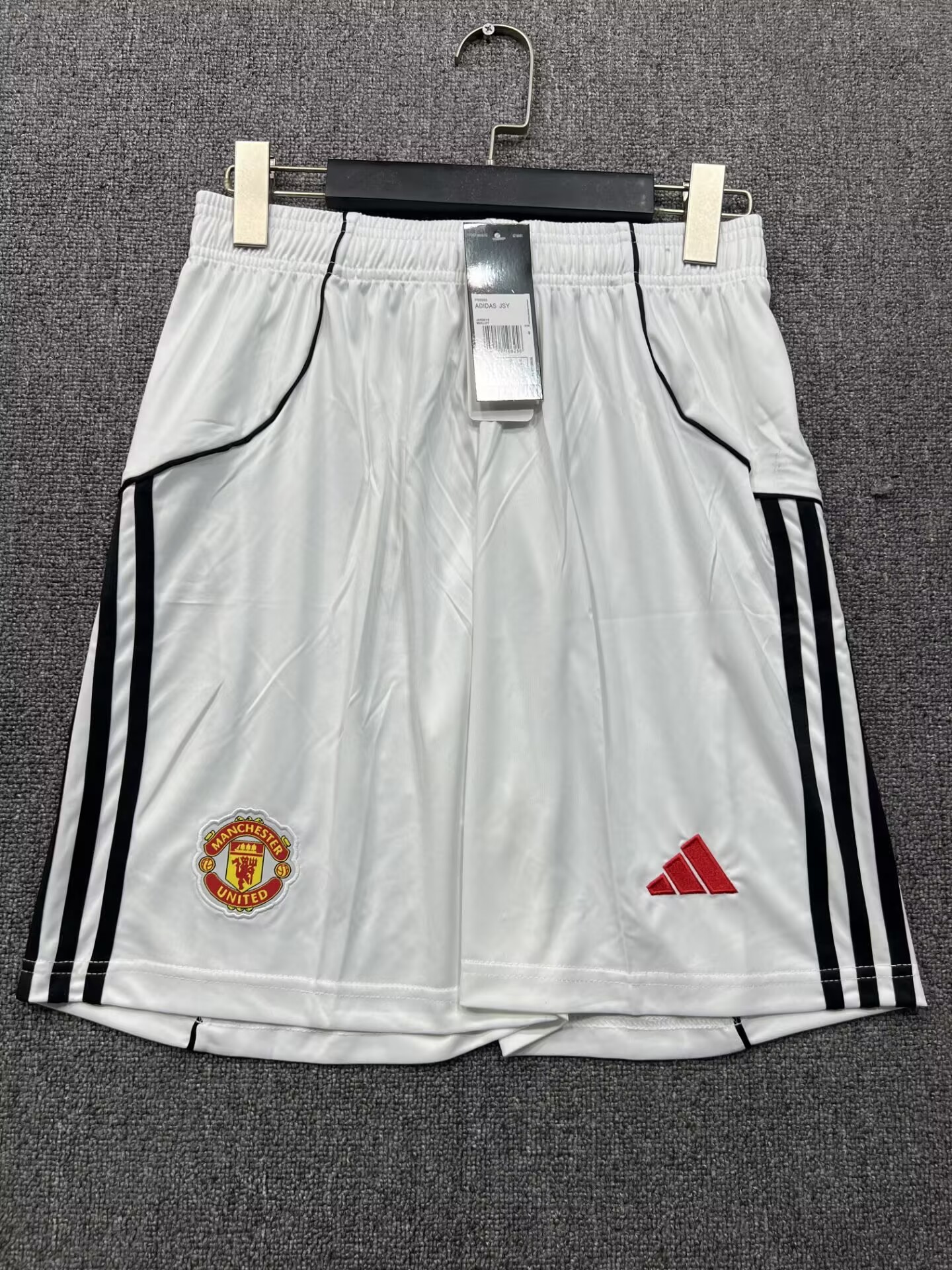 2025-26 Manchester United Home White Shorts
