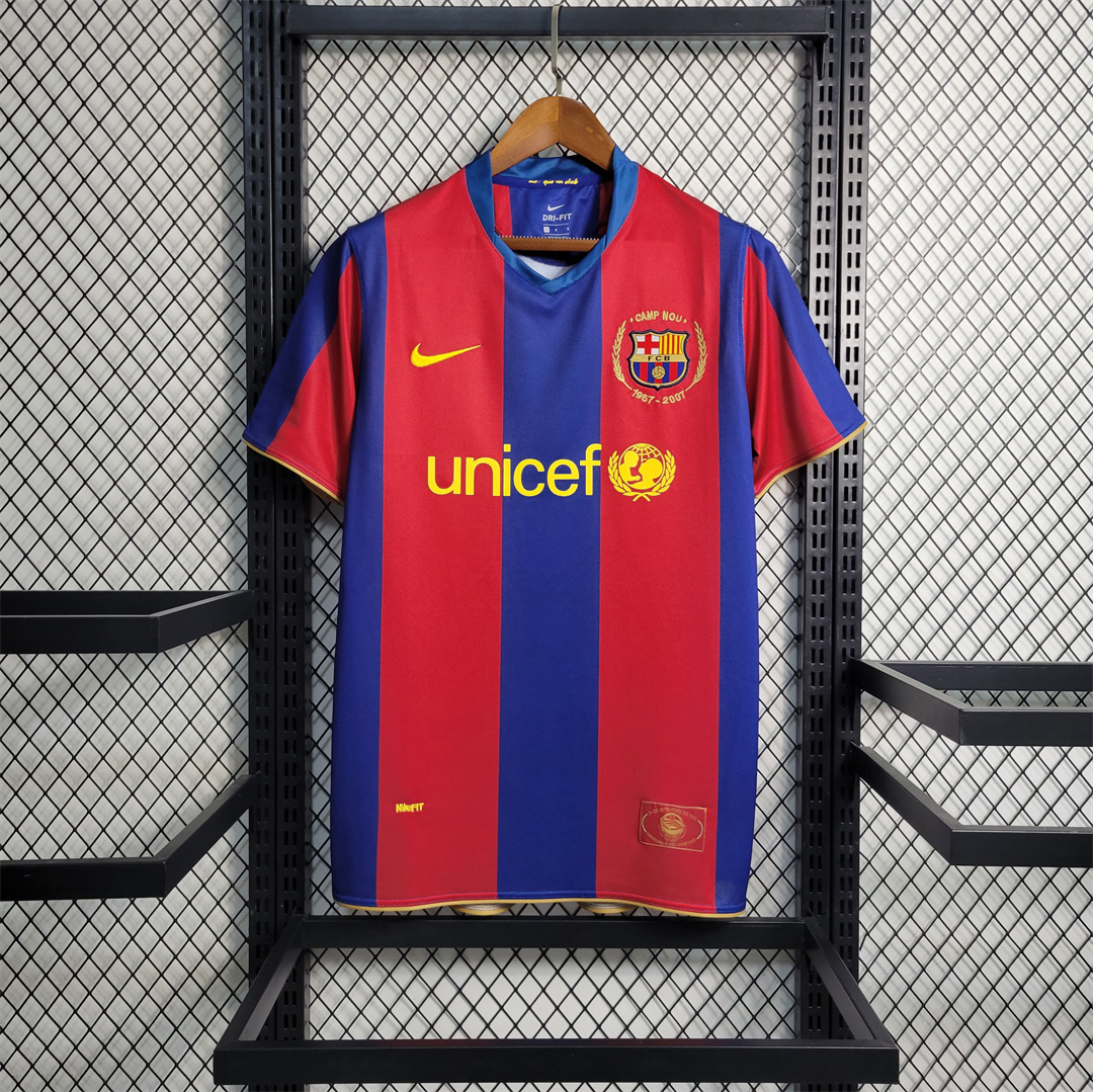 07/08 Barcelona Home Retro Jersey