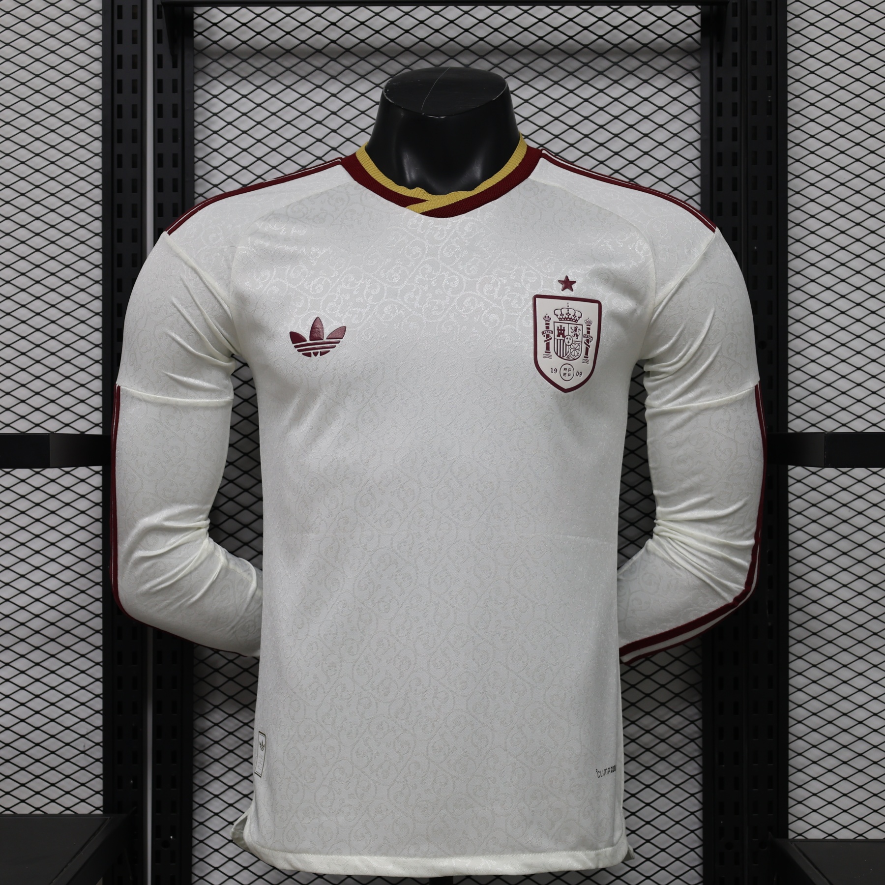 2026 World Cup Spain Away Long Sleeve Jersey
