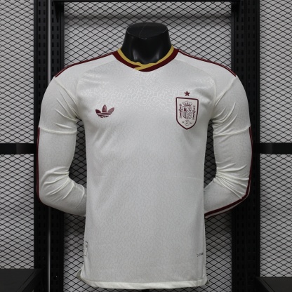 2026 World Cup Spain Away Long Sleeve Jersey