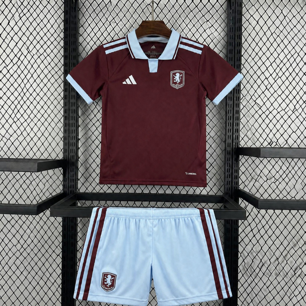 2026-27 Aston Villa Home Kids Jersey
