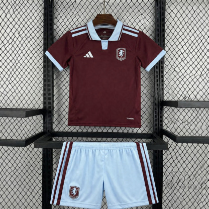 2026-27 Aston Villa Home Kids Jersey