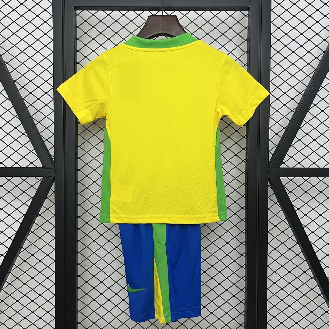 25-26 Brazil Home Kids Jersey