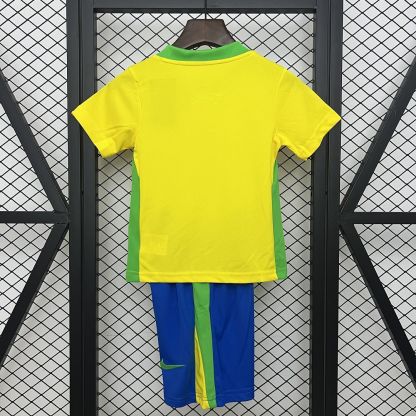 25-26 Brazil Home Kids Jersey
