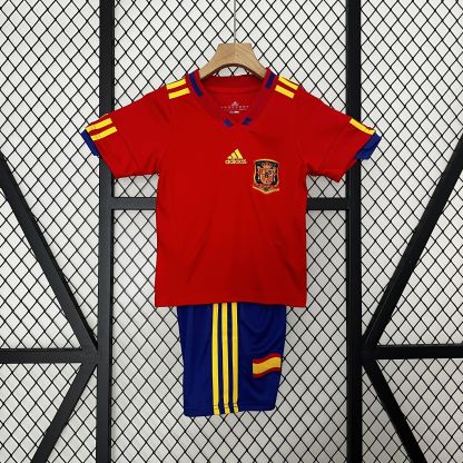 2010 Spain Home Retro Kids Jersey