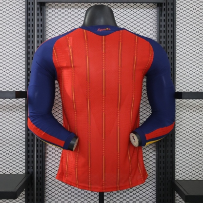 2026-27 Spain Home Long Sleeve Jersey