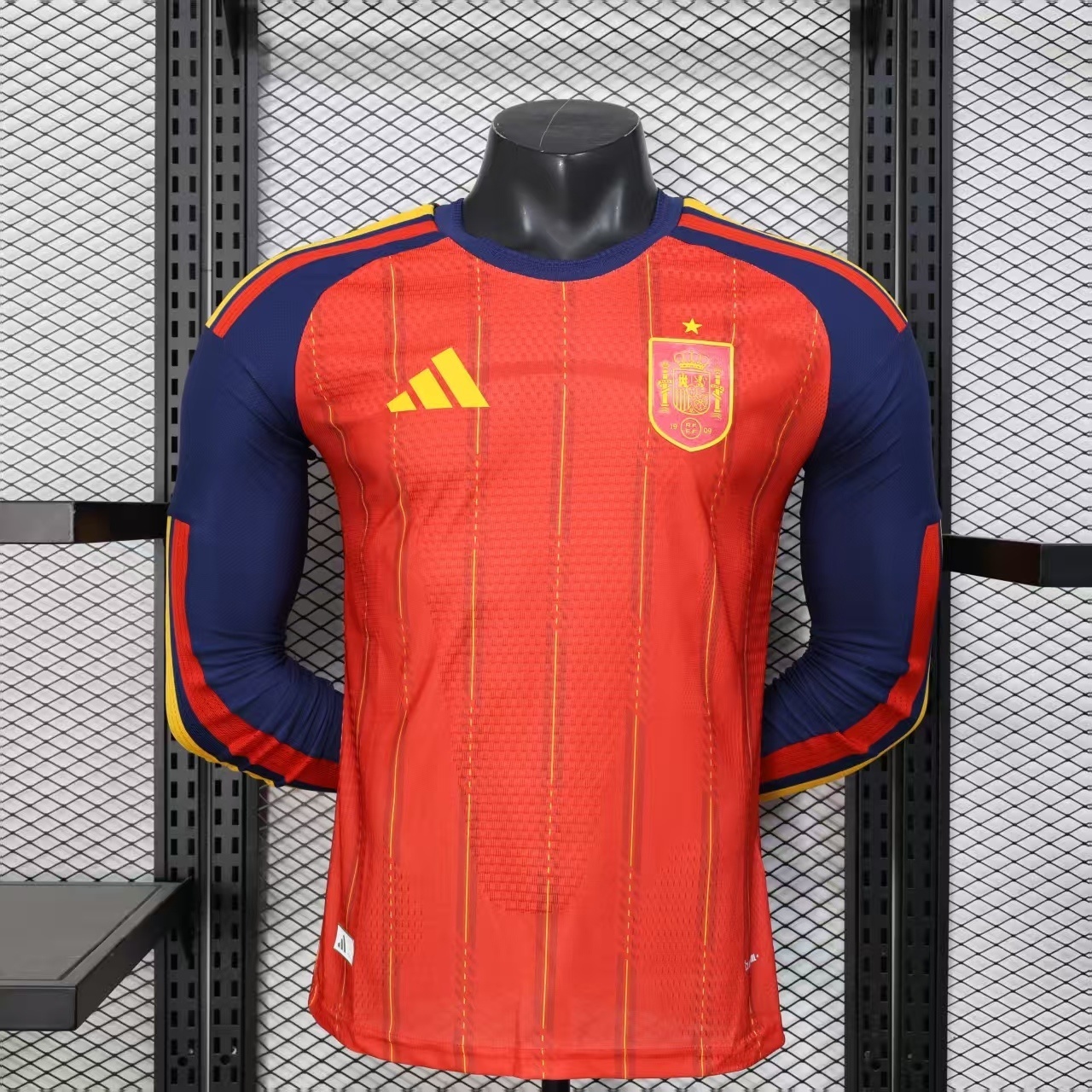 2026 World Cup Spain Home Long Sleeve Jersey