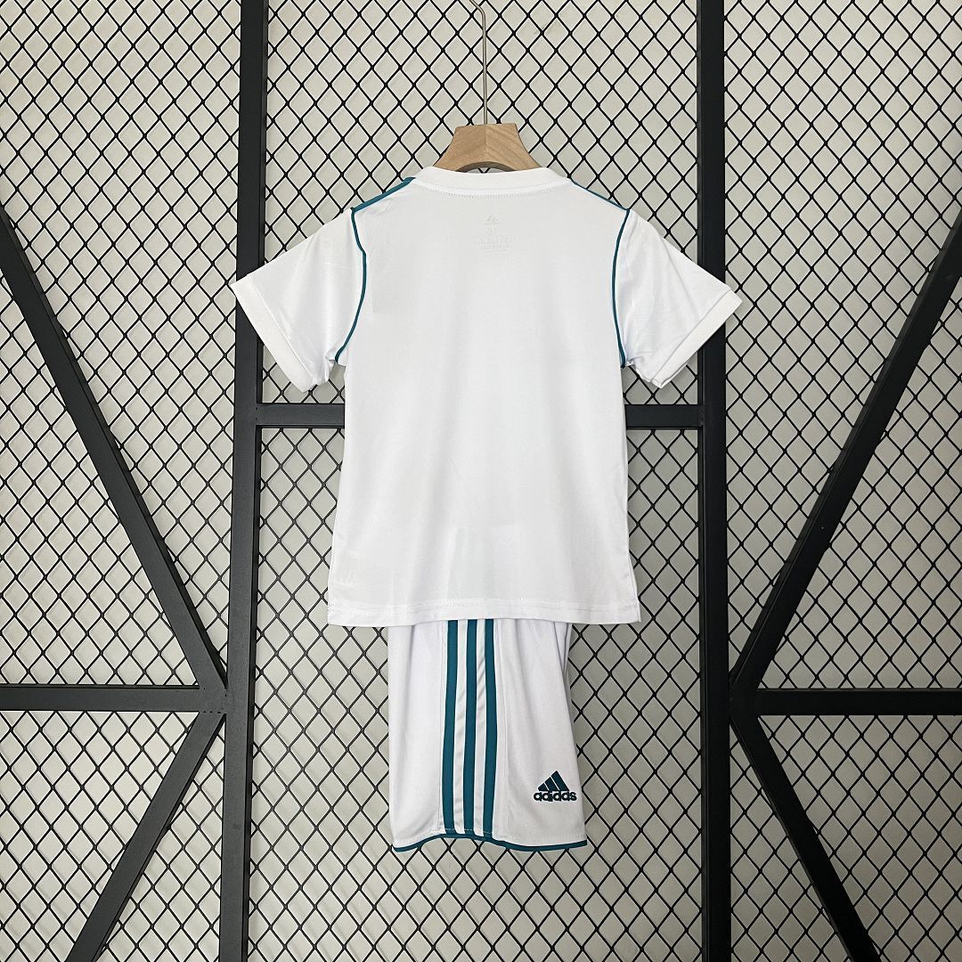 2017-18 Real Madrid Home Retro Kids Jersey