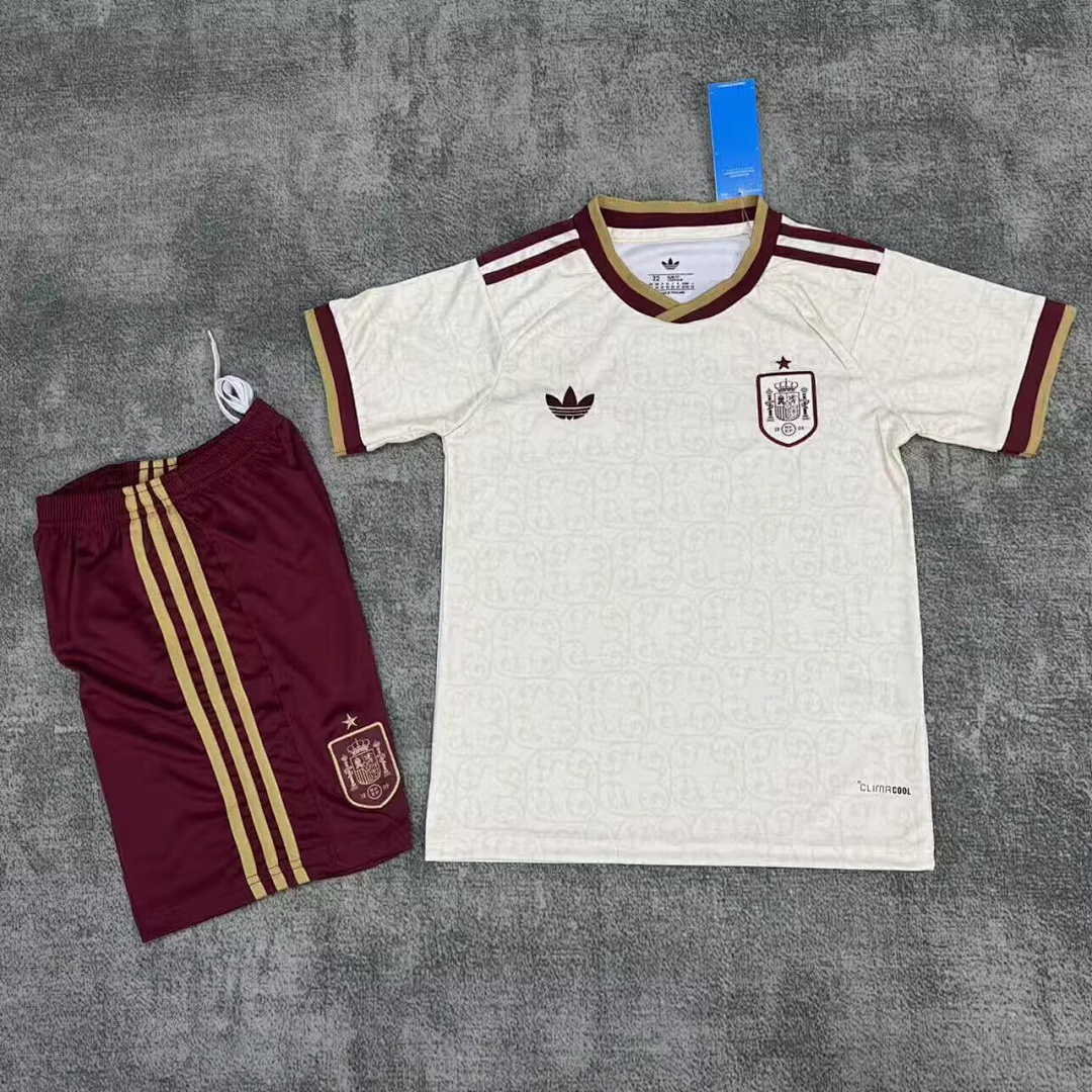 2026 World Cup Spain Away Kids Jersey