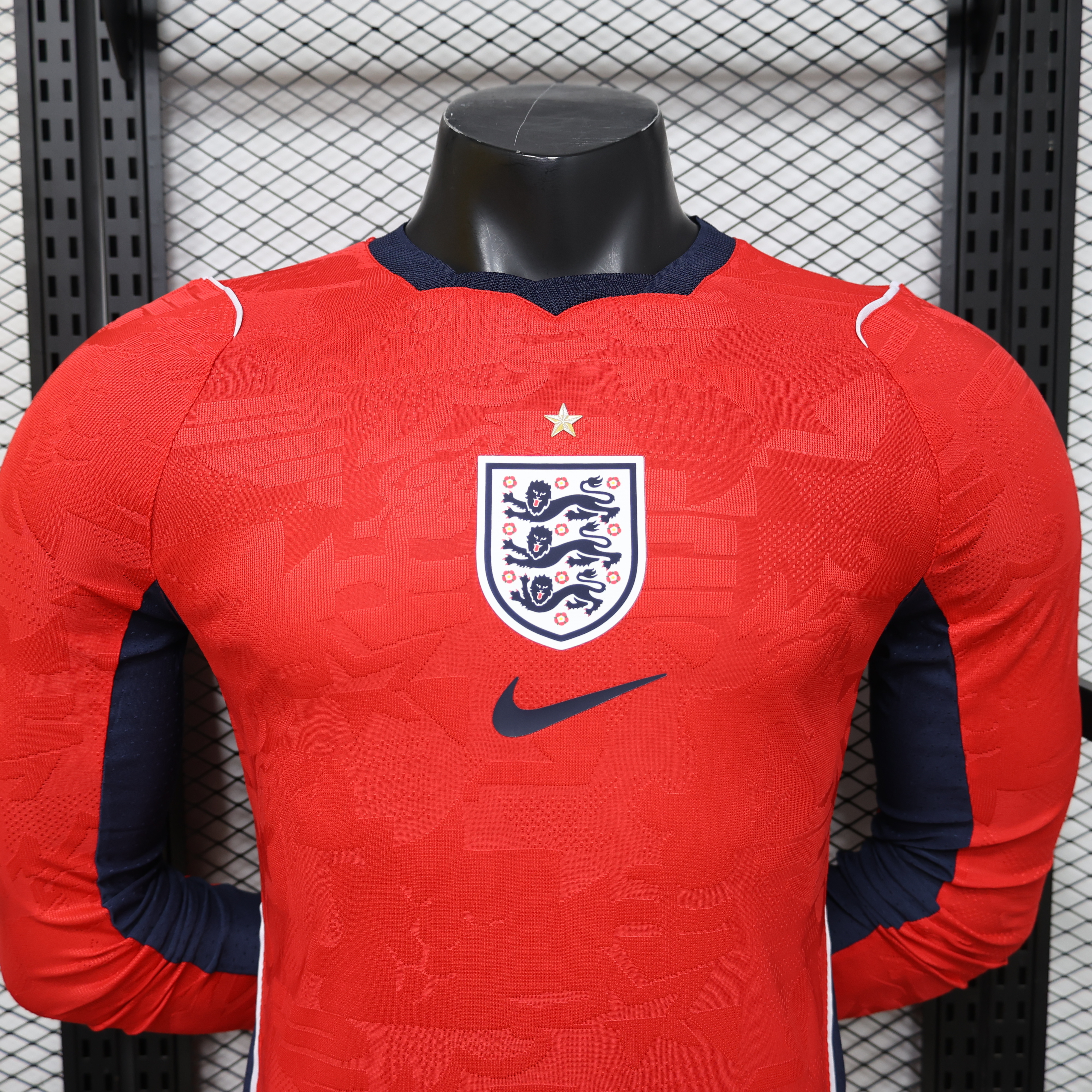 2026 World Cup England Away Long Sleeve Jersey