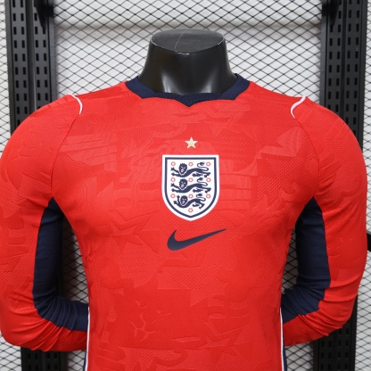 2026 World Cup England Away Long Sleeve Jersey