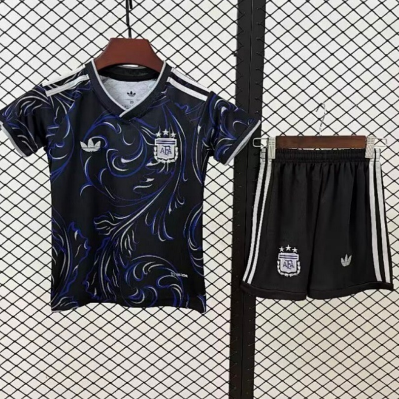 2026 World Cup Argentina Away Kids Jersey