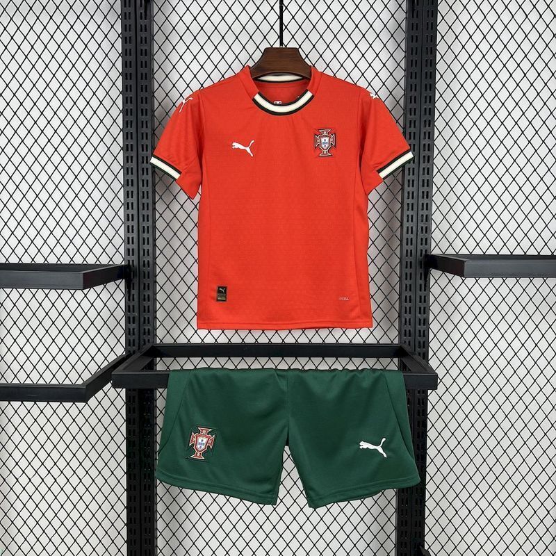 25-26 Portugal Home Kids Jersey