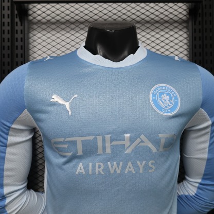 2026-27 Manchester City Home Long Sleeve Jersey
