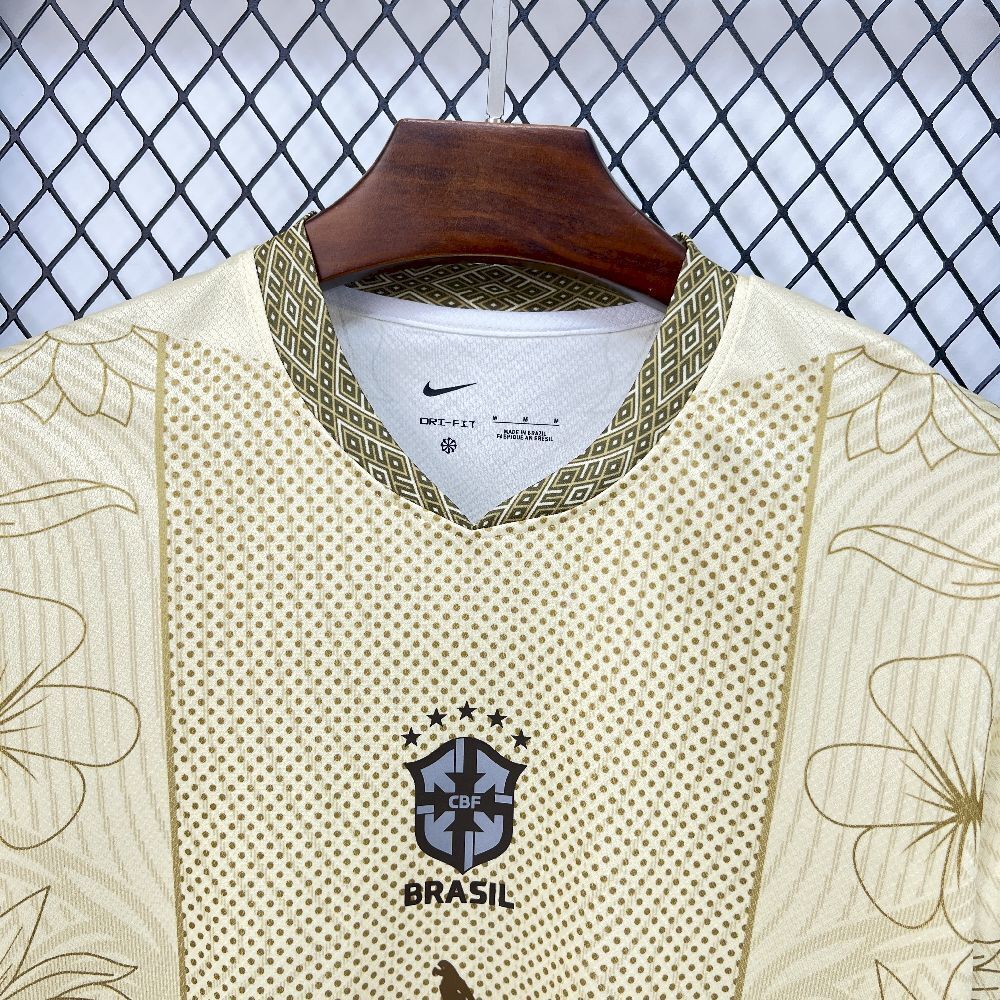 2026 Brazil Arara Real Special Edition Gold Jersey