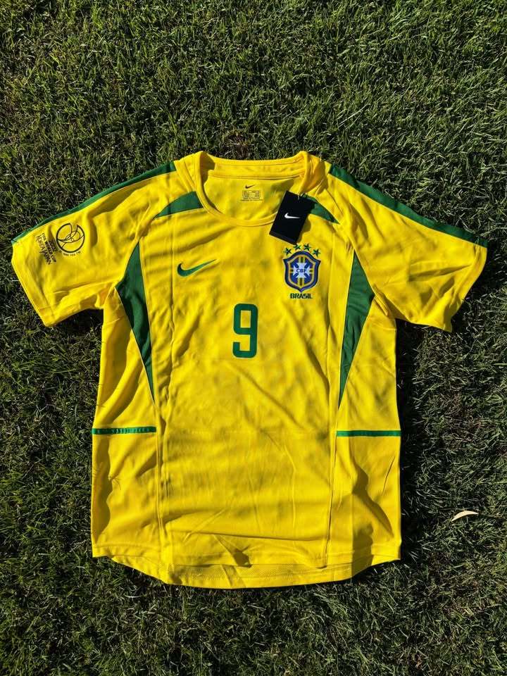 2002 Ronaldo Brazil Home Retro Jersey