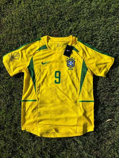 2002 Ronaldo Brazil Home Retro Jersey