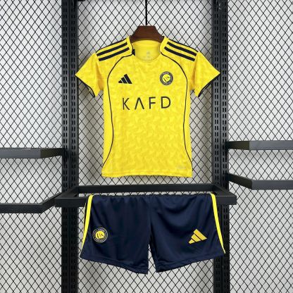 2025-26 Al Nassr Home Kids Jersey