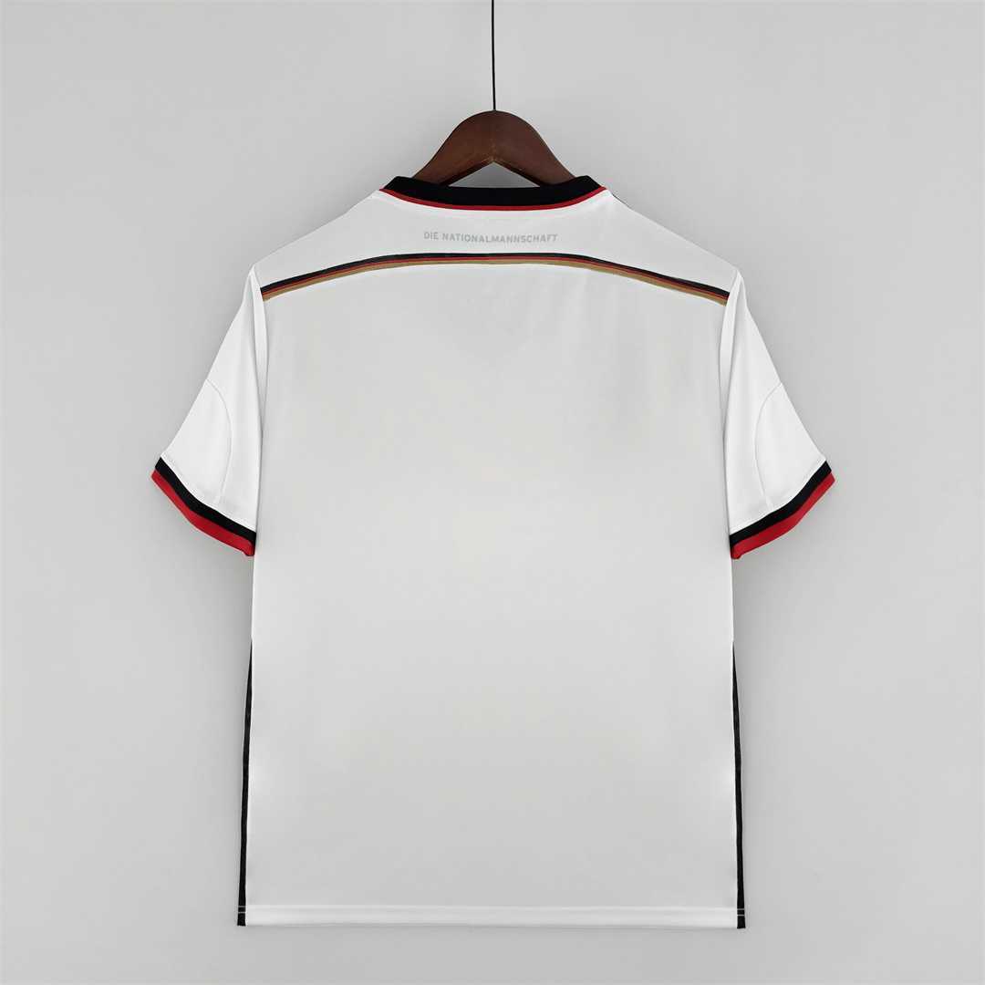 2014 Retro Germany Home  Jersey
