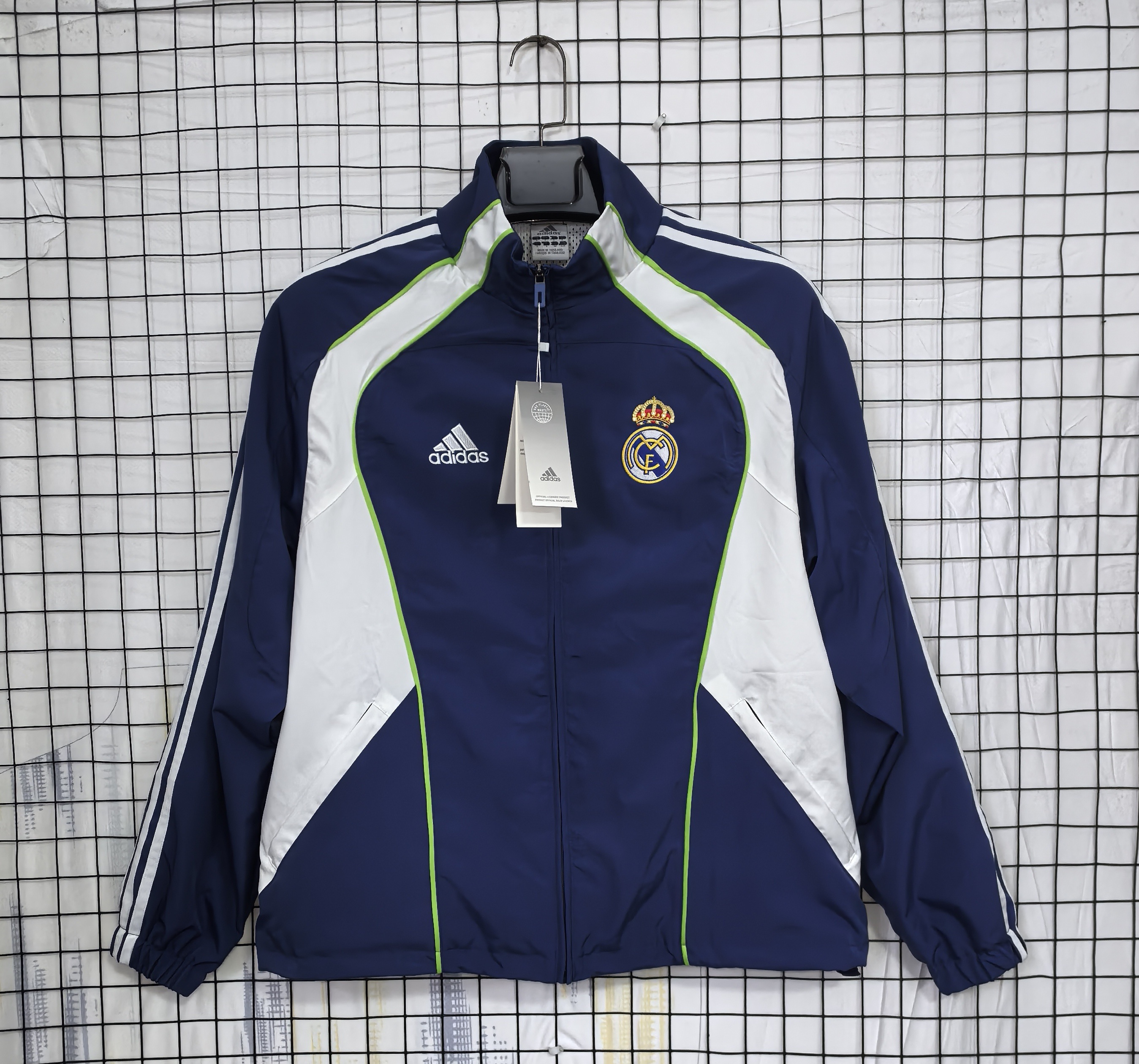 Real Madrid Blue Windbreaker