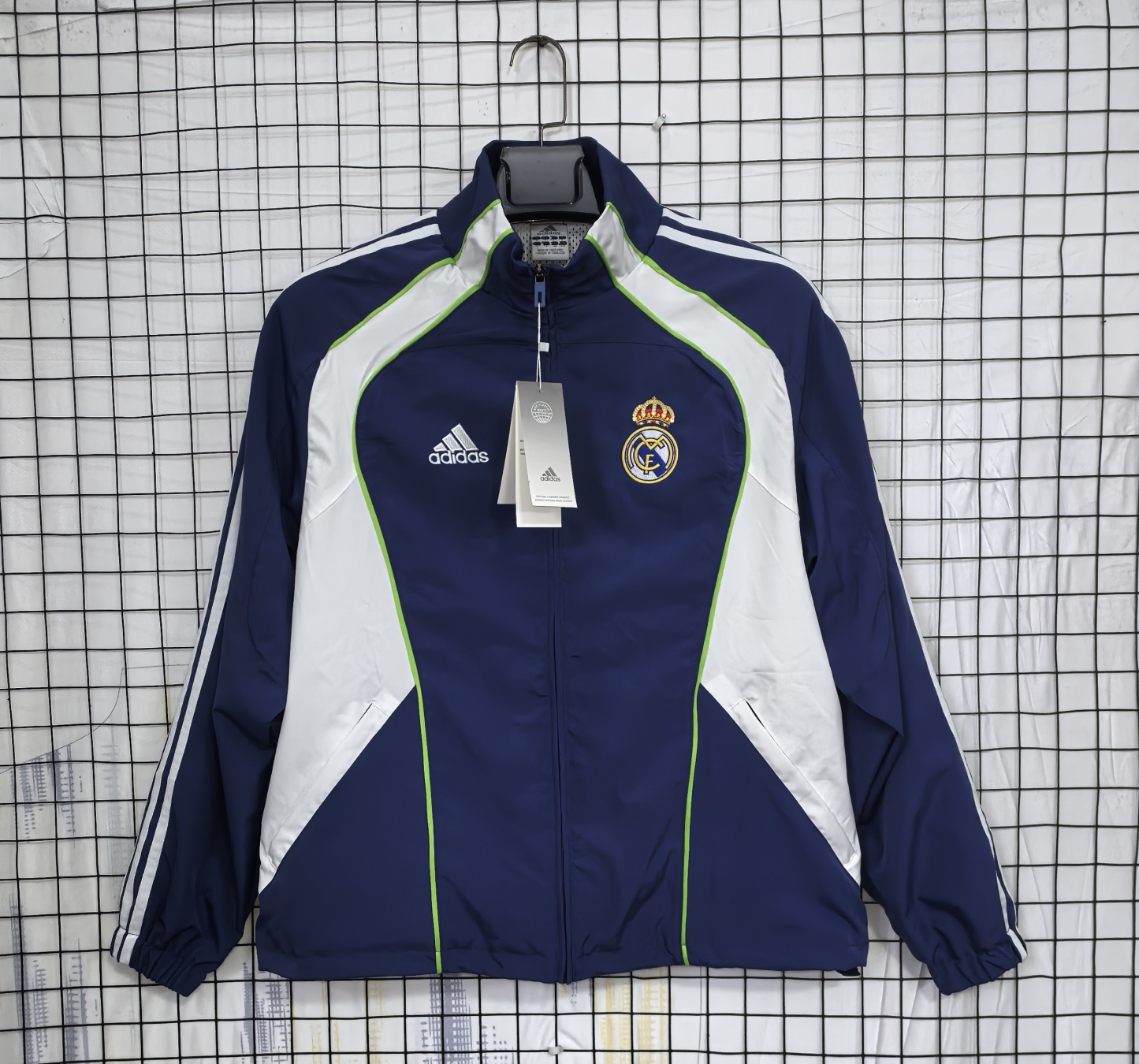 Real Madrid Blue Windbreaker