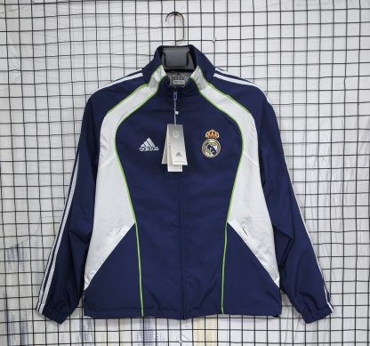Real Madrid Blue Windbreaker