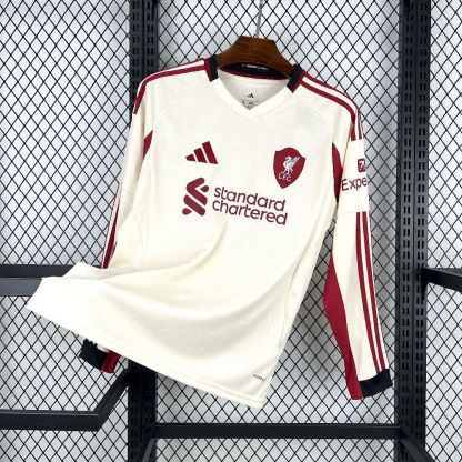 2025-26 Liverpool Away Long Sleeve Jersey