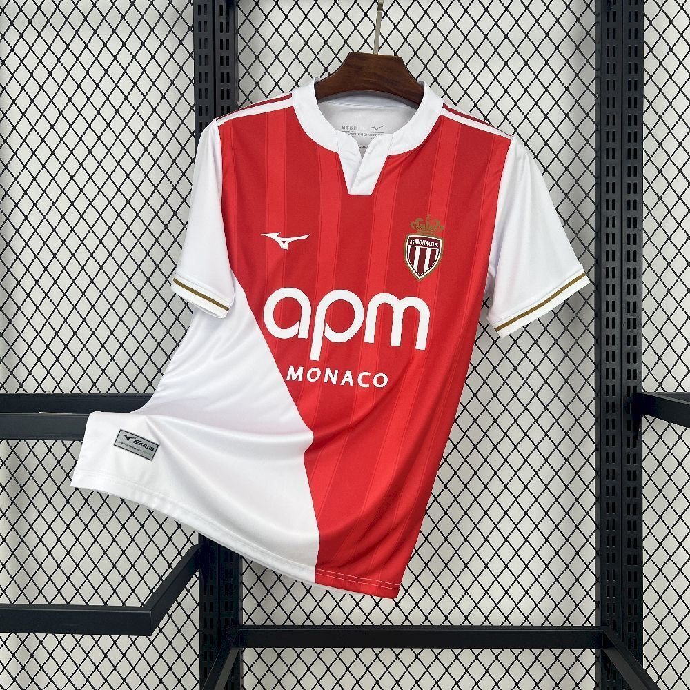 25-26 AS Monaco Home Jersey