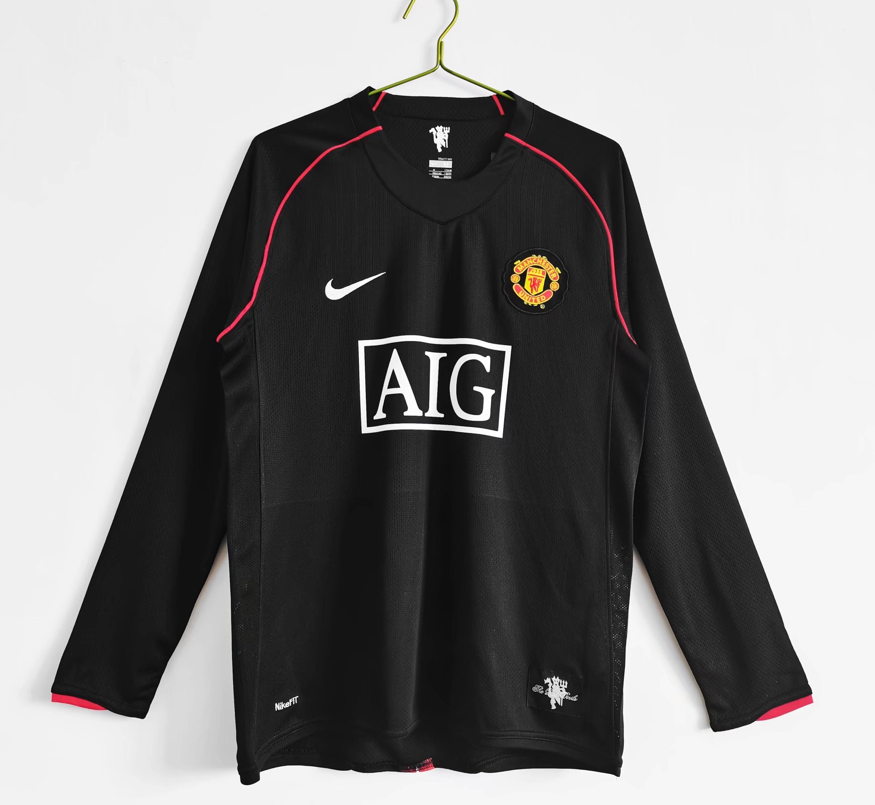07/08 Ronaldo Manchester United Away long sleeve (Premier League patch included)