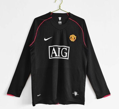 07/08 Ronaldo Manchester United Away long sleeve (Premier League patch included)