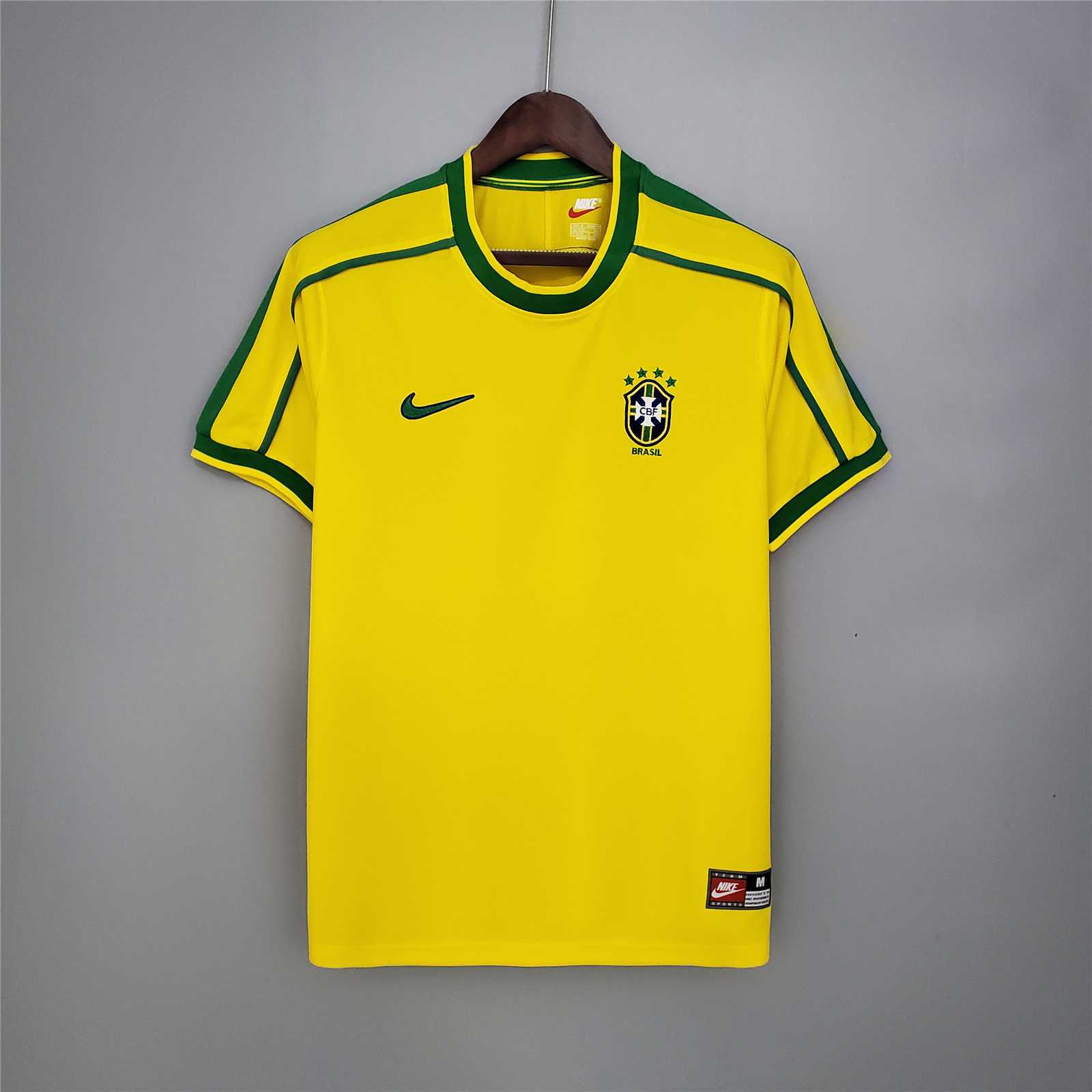 1998 Brazil Home Retro Jersey