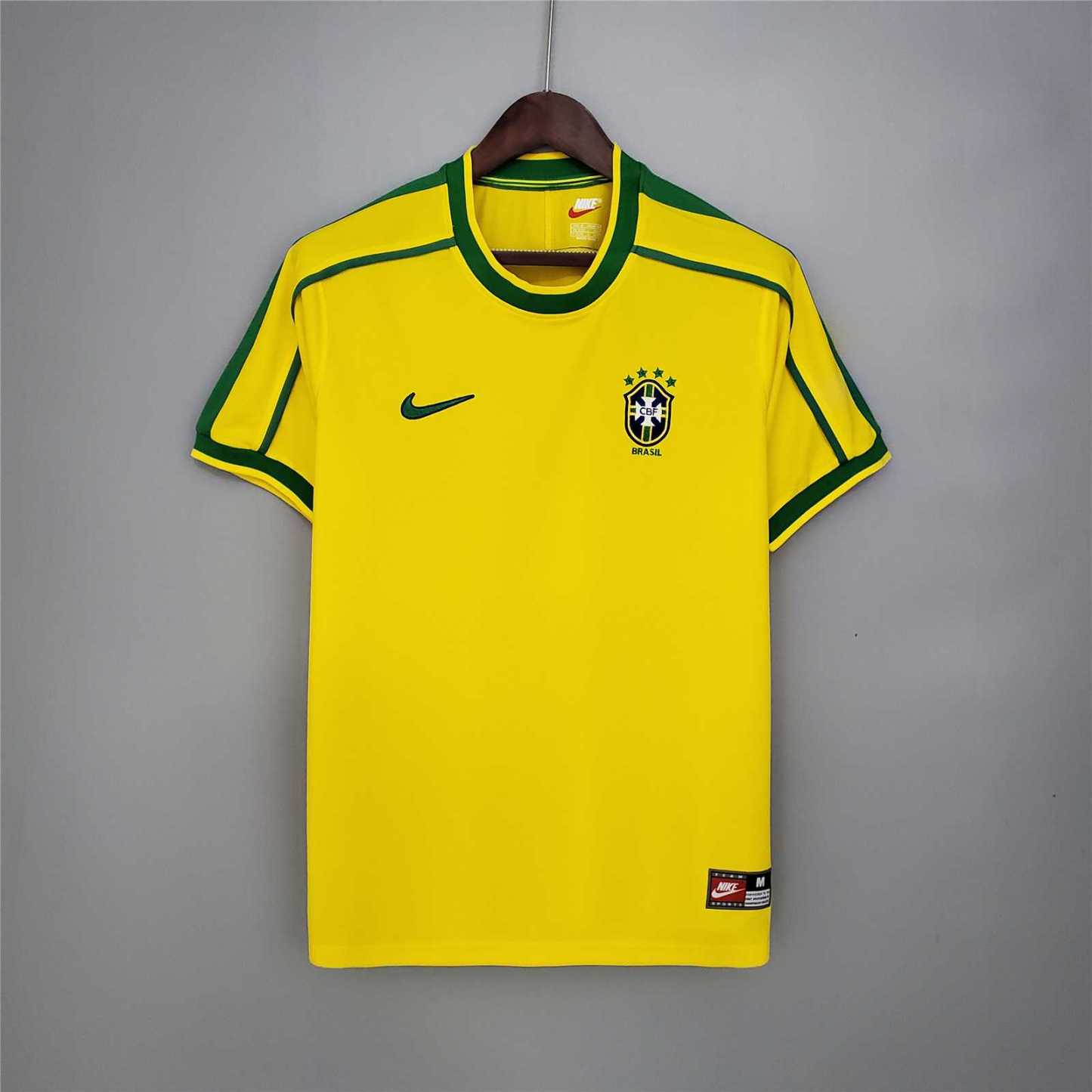 1998 Brazil Home Retro Jersey