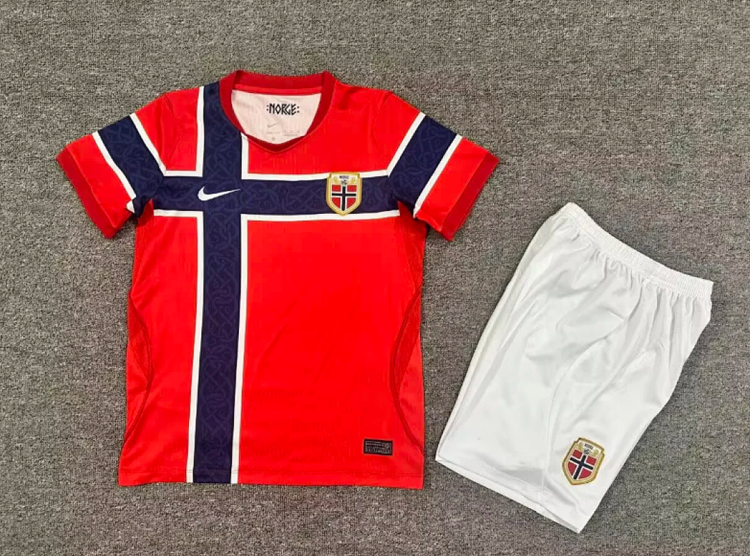 2026 World Cup Norway Home Kids Jersey