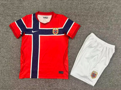 2026 World Cup Norway Home Kids Jersey