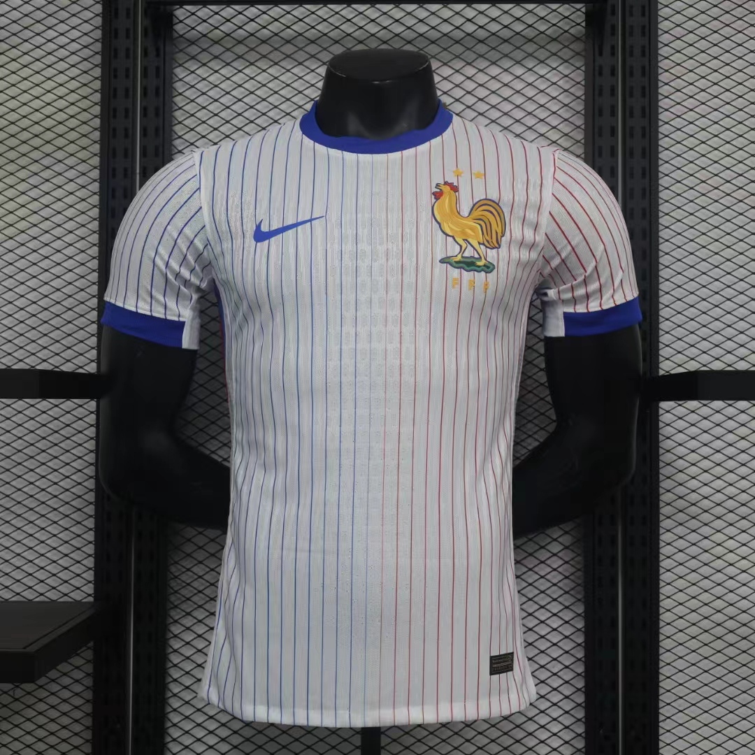 France 2024 Euro Away Player And Fan Version Man Jersey