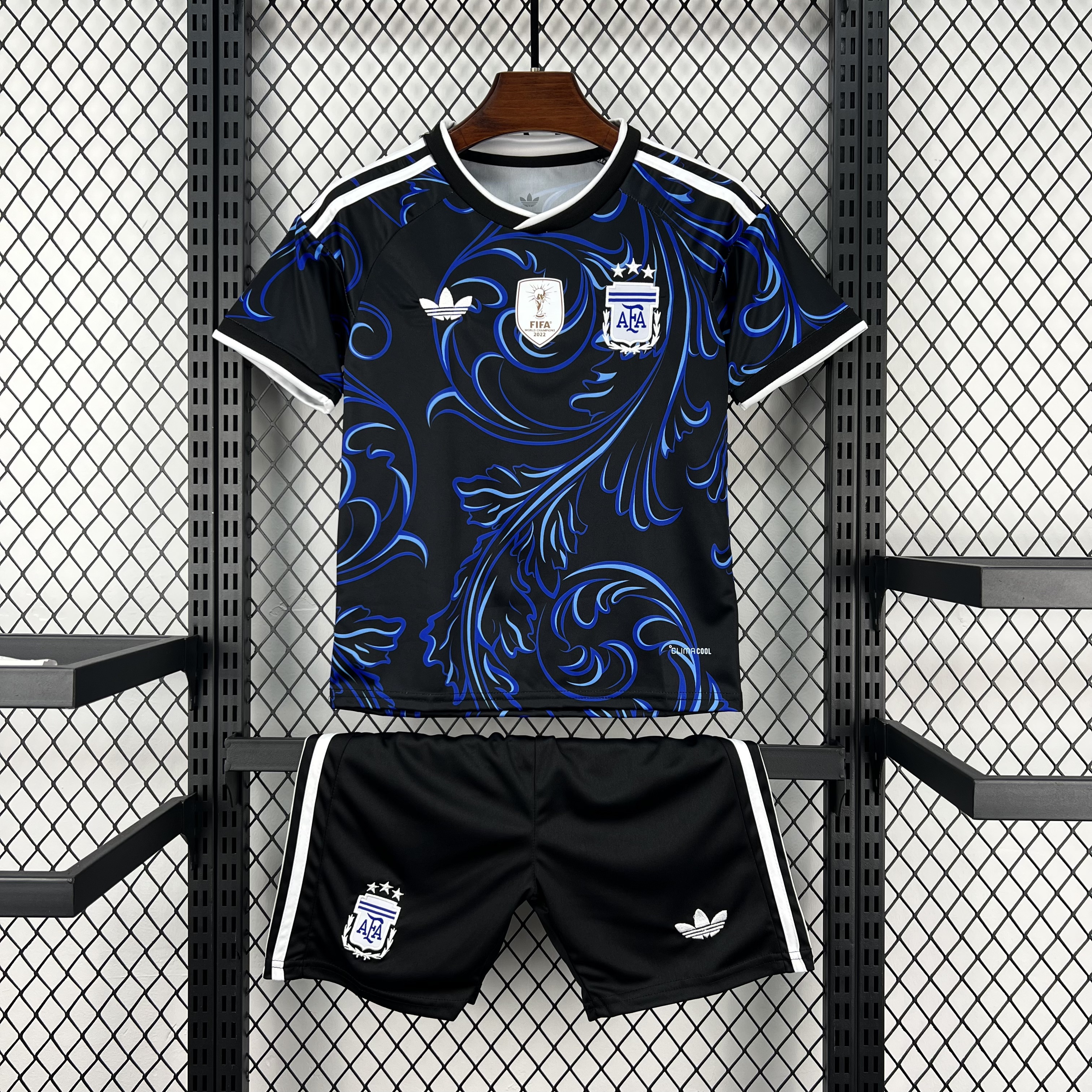 2026 World Cup Argentina Away Kids Jersey