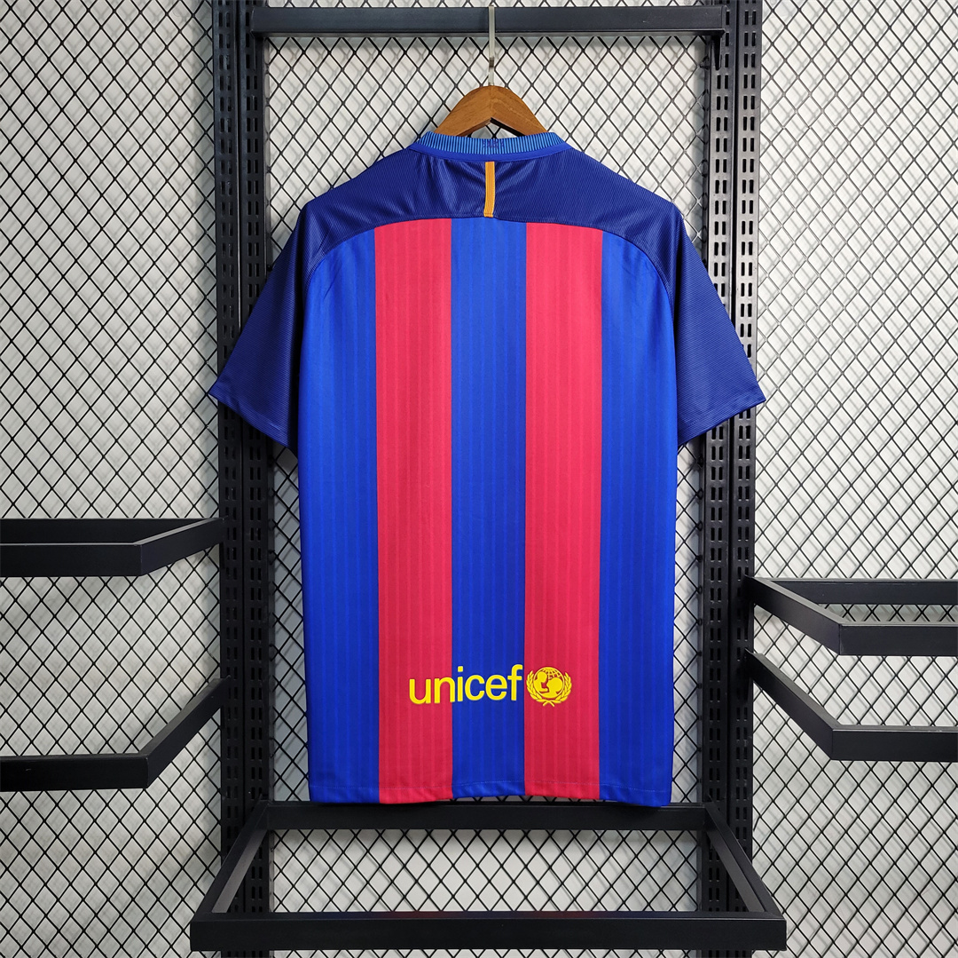 16/17 Retro Barcelona Home Jersey
