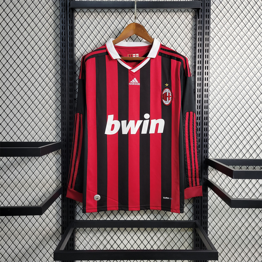 2009-10 AC Milan Home Retro Jersey