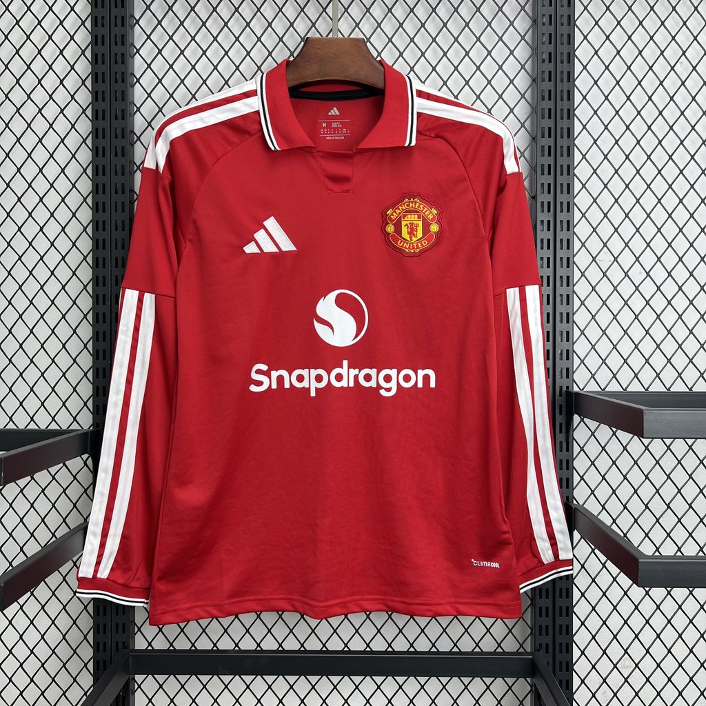 2026-27 Manchester United Home Long Sleeve Jersey