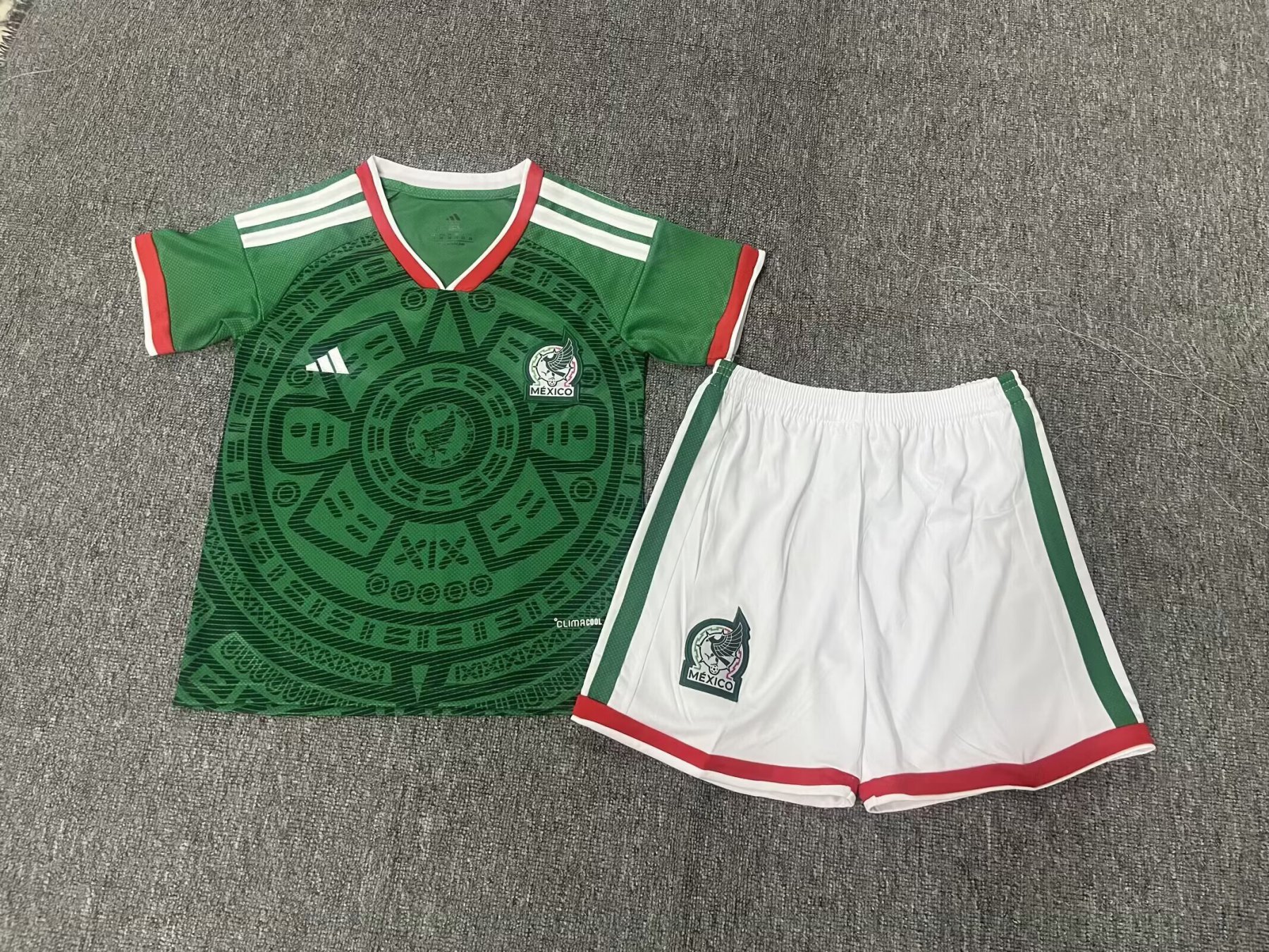 2026 World Cup Mexico Home Kids Jersey