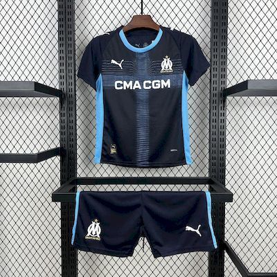 25-26 Olympique Marseille Away Kids Jersey