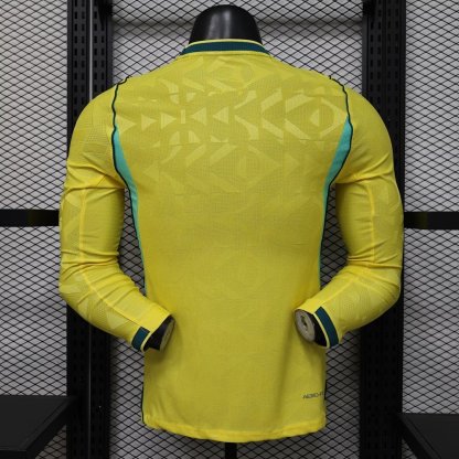 2026 World Cup Brazil Home Long Sleeve Jersey