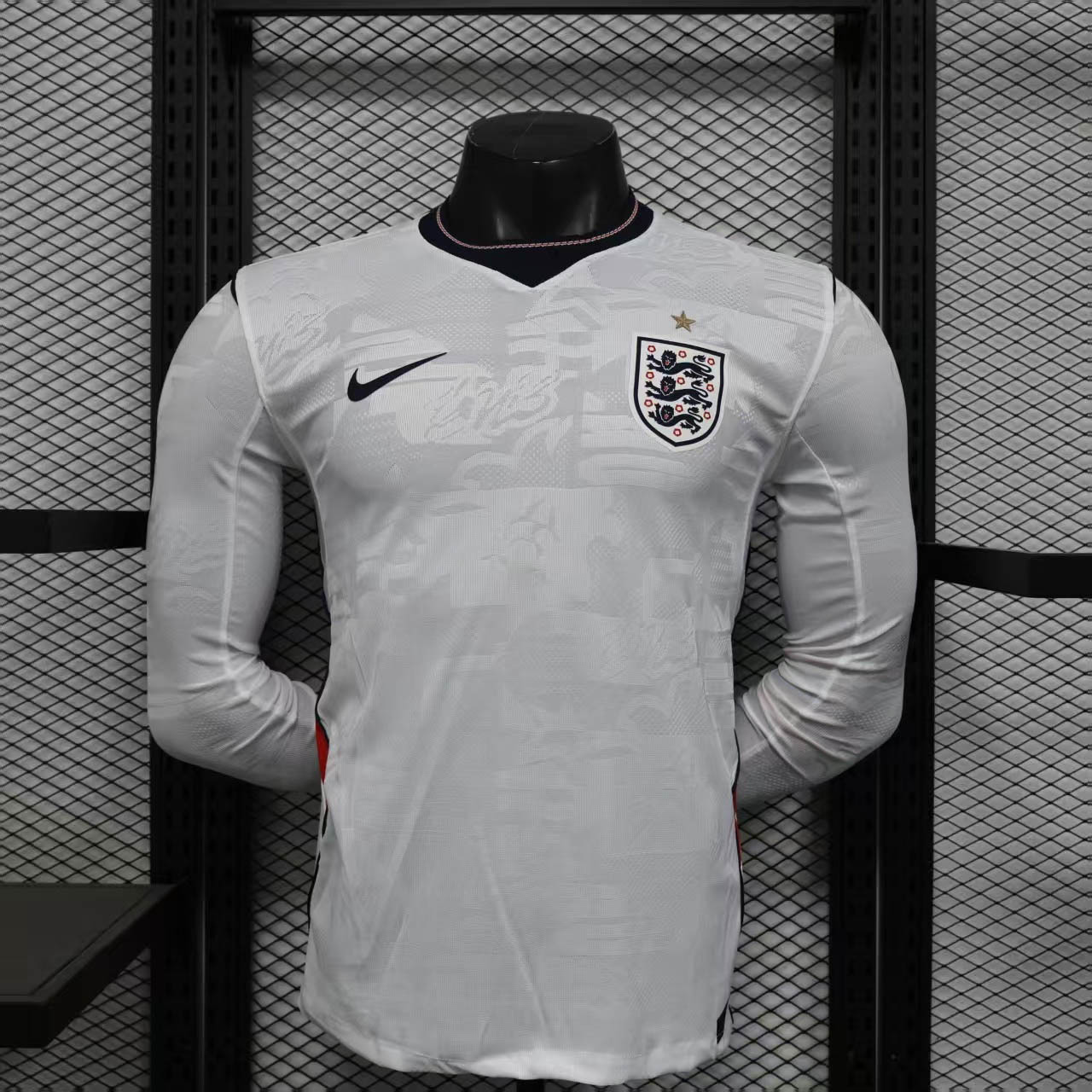 2026 World Cup England Home Long Sleeve Jersey