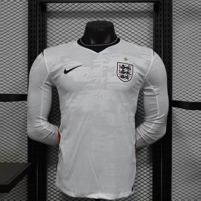 2026 World Cup England Home Long Sleeve Jersey
