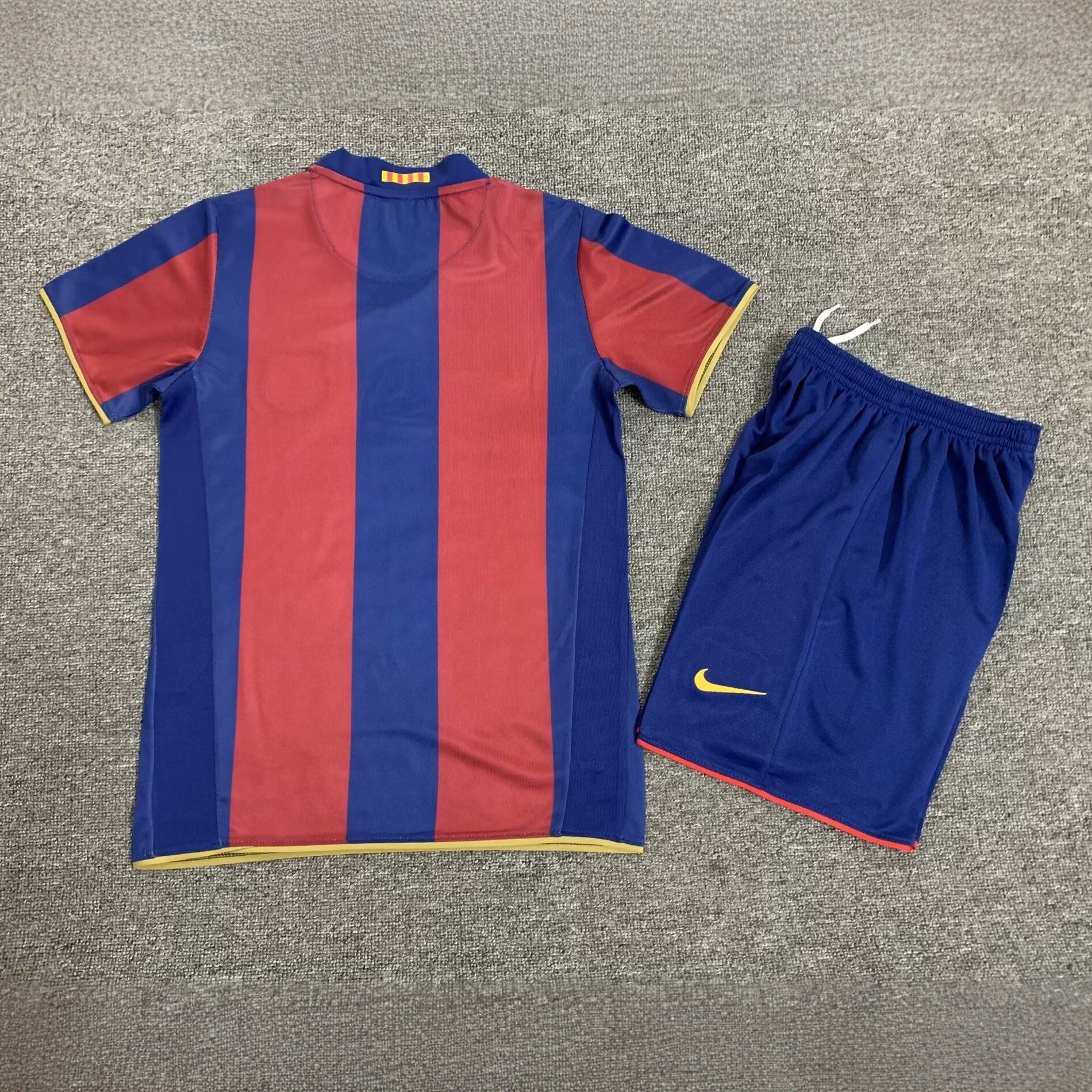 2007-08 Barcelona Home Retro Kids Jersey