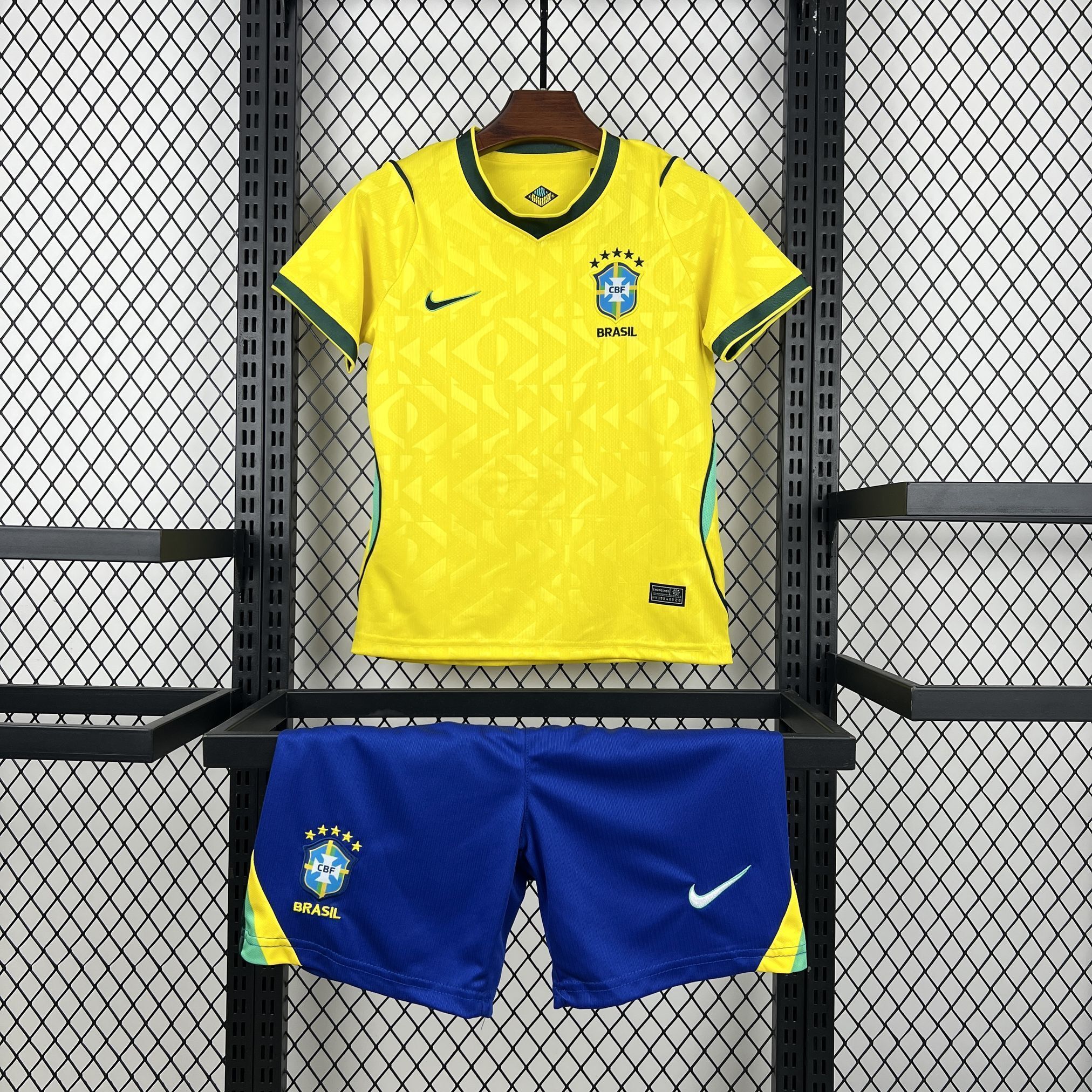 2026 World Cup Brazil Home Kids Jersey