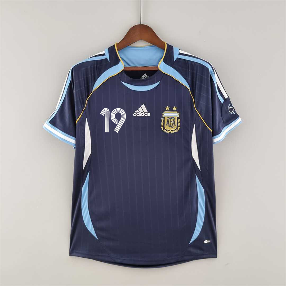 2006 Argentina World Cup Away Retro Jersey