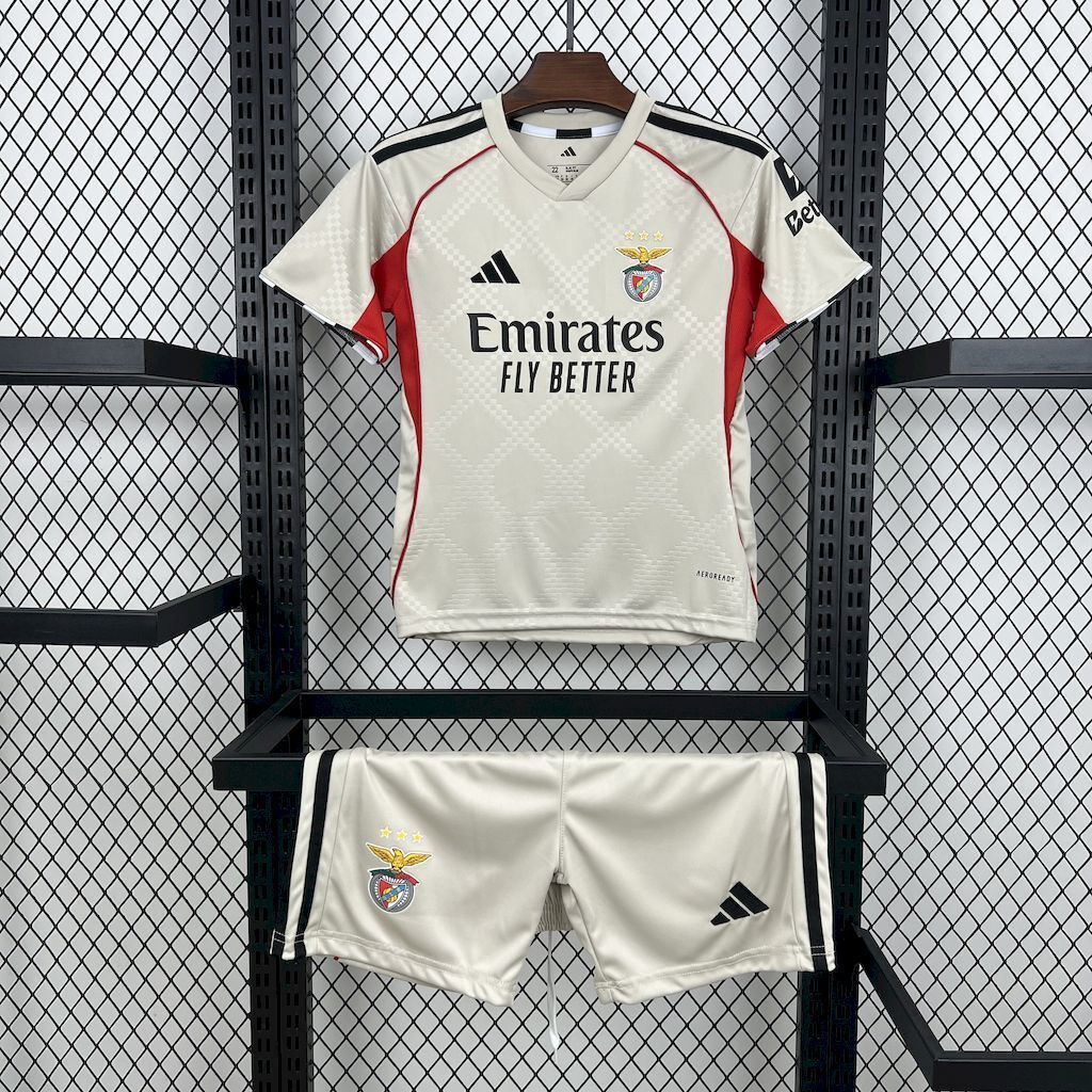 25-26 Benfica Away Kids Jersey