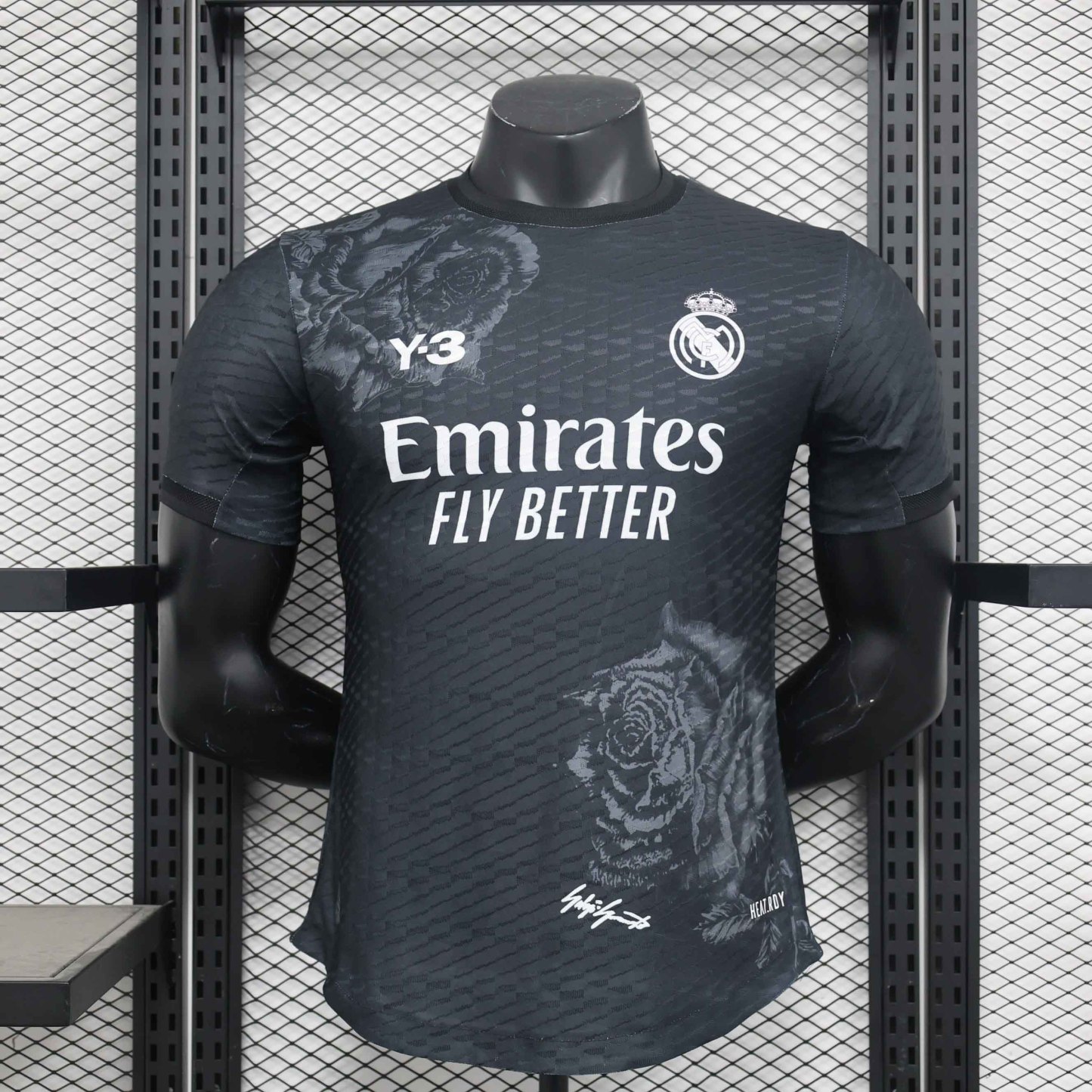 24/25 Real Madrid Y-3 Black player and Fan version
